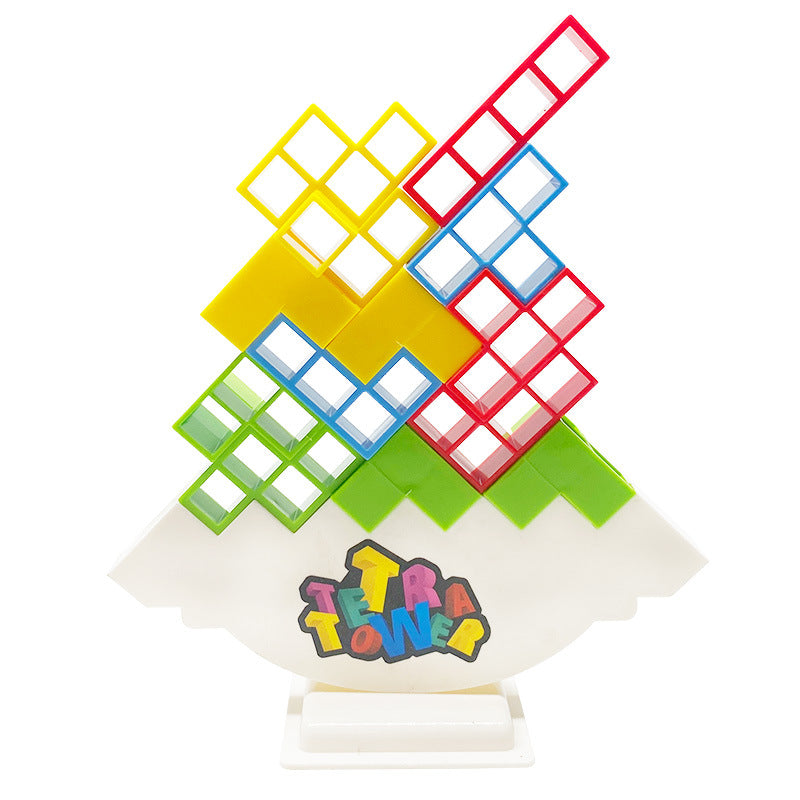 Tetra Tower game balance stacking board game