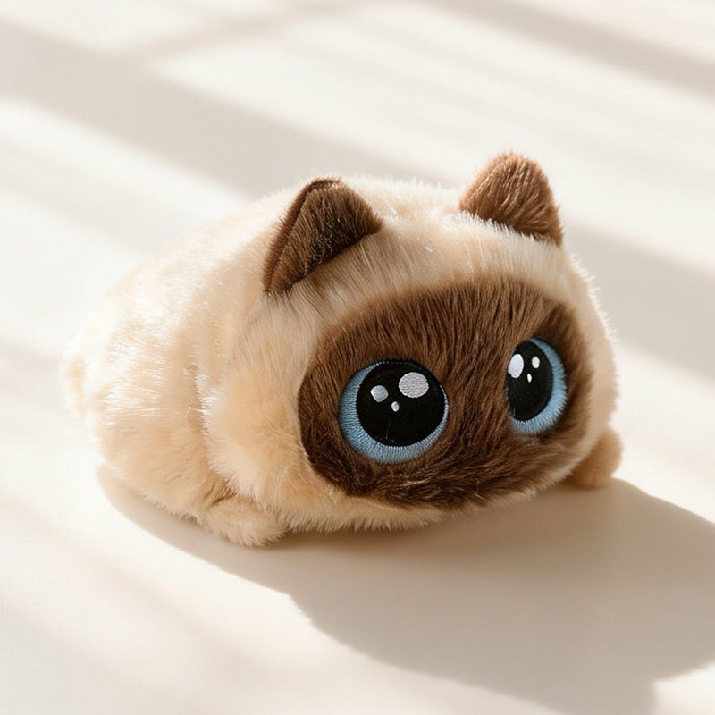 Plush cat squishy tabby cat 15cm