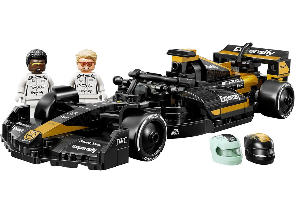 APXGP LEGO Race Car black and gold design