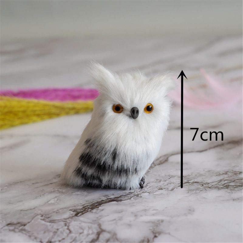 Hedwig owl toy, a 7cm cute snowy owl plush doll with adorable design, perfect for collectors and owl lovers.