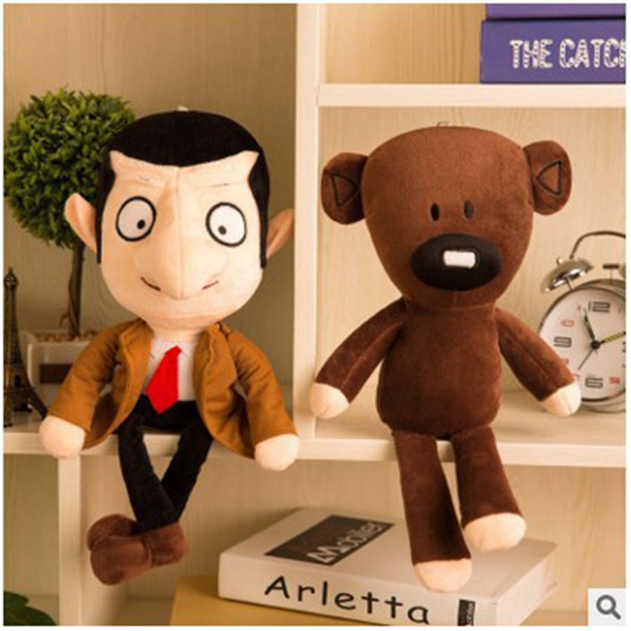 Mr Bean teddy bear and plush toy, perfect for fans and collectors of the classic character.