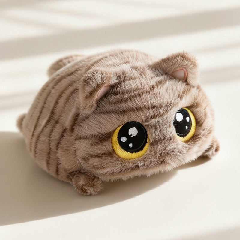 Plush cat squishy tabby cat 15cm