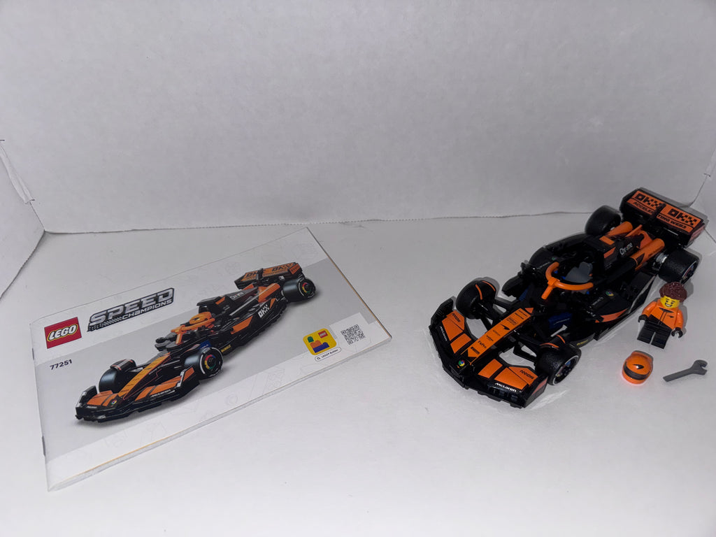 McLaren MCL38 LEGO front view