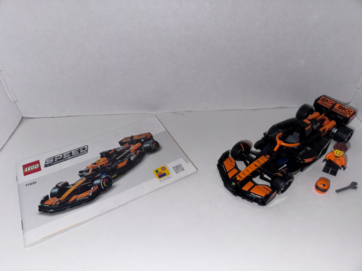 McLaren MCL38 LEGO front view