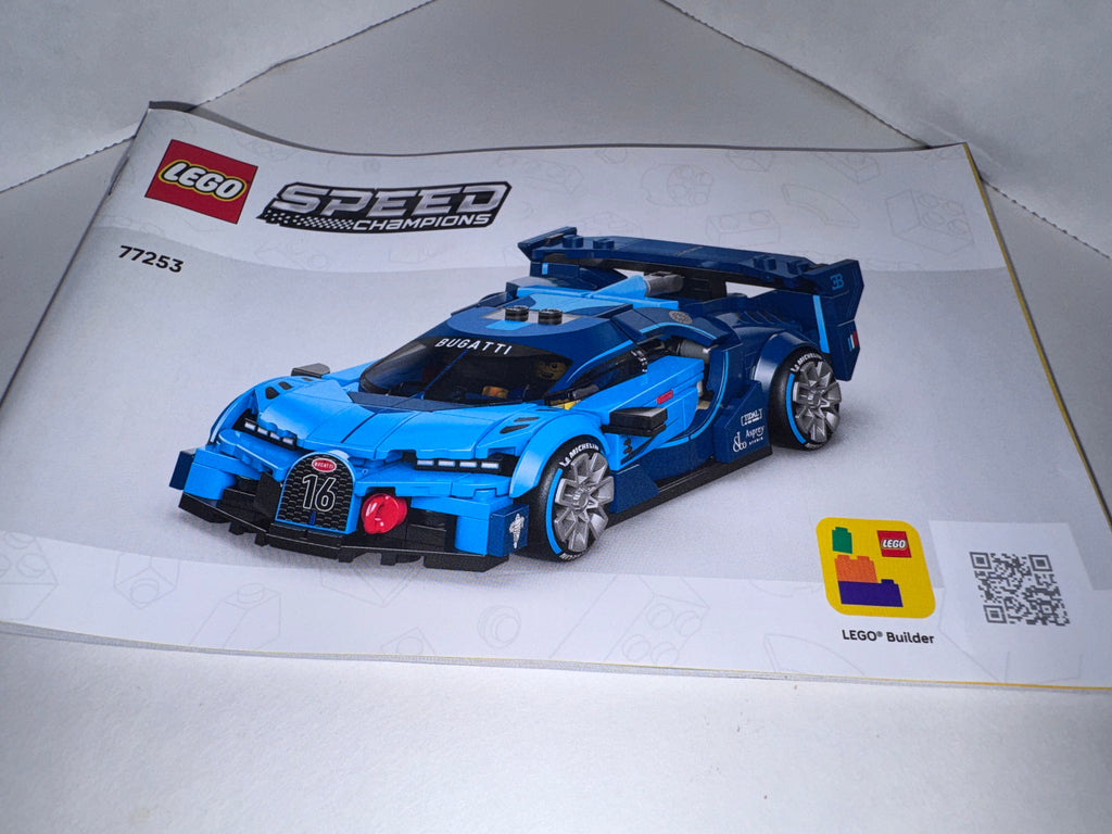 Bugatti Vision Gran Turismo LEGO front view