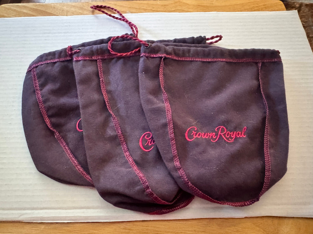 13 Crown Royal Purple Drawstring Bags – Dice, Coins, Crafts & Storage Lot