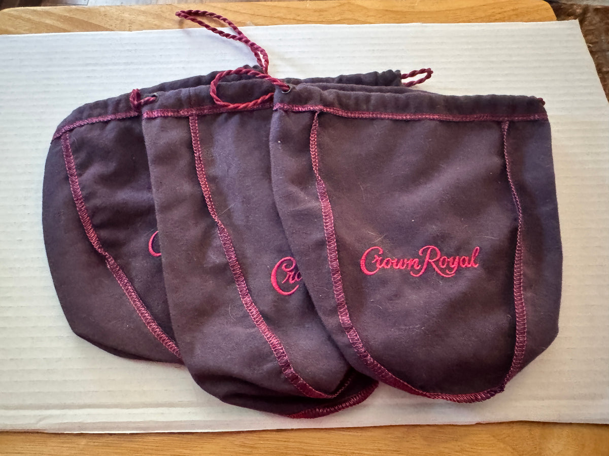 13 Crown Royal Purple Drawstring Bags – Dice, Coins, Crafts & Storage Lot