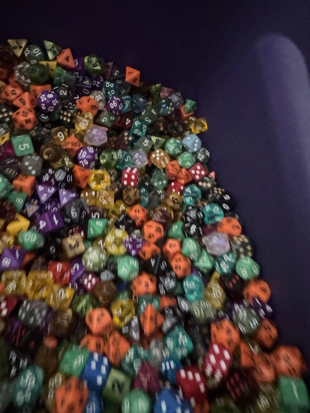 1Lbs Bulk Dice Dungeons and Dragons DND RPG MTG D6 D8 D4 D12 D20